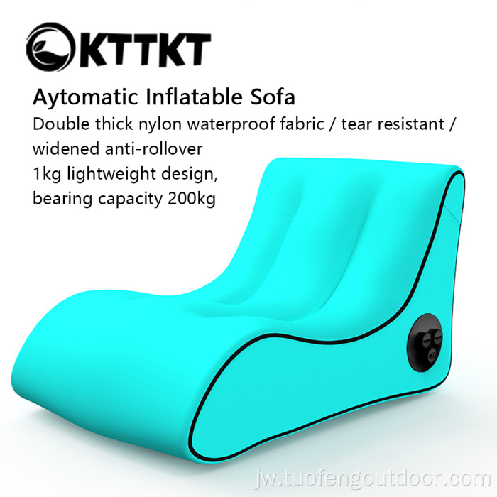 Sofa inflatable otomatis kanggo kemah ruangan lan omah
